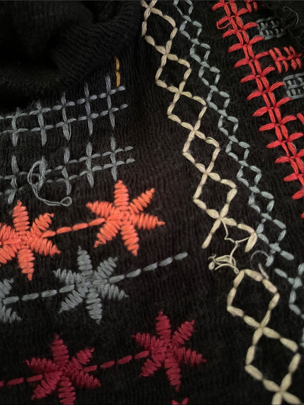 Crochet cardigan hooded sweater Women’s XS black 19 x 39.5 approximately - Picture 6 of 6